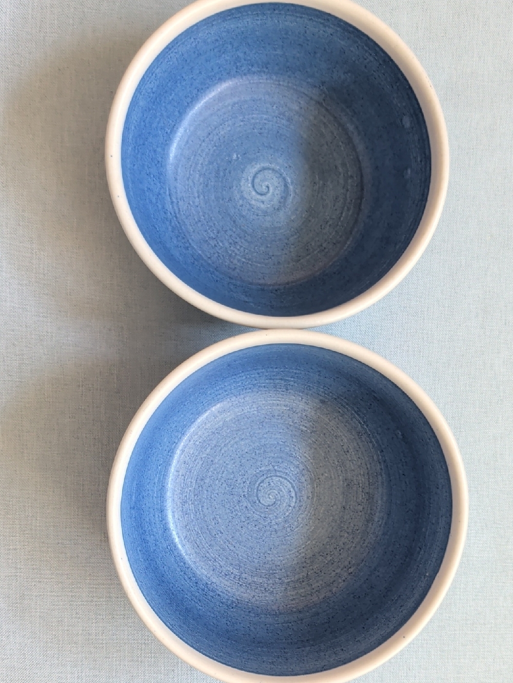 Source Unknown Blue and White Ceramic Serving Bowls – Set of 2